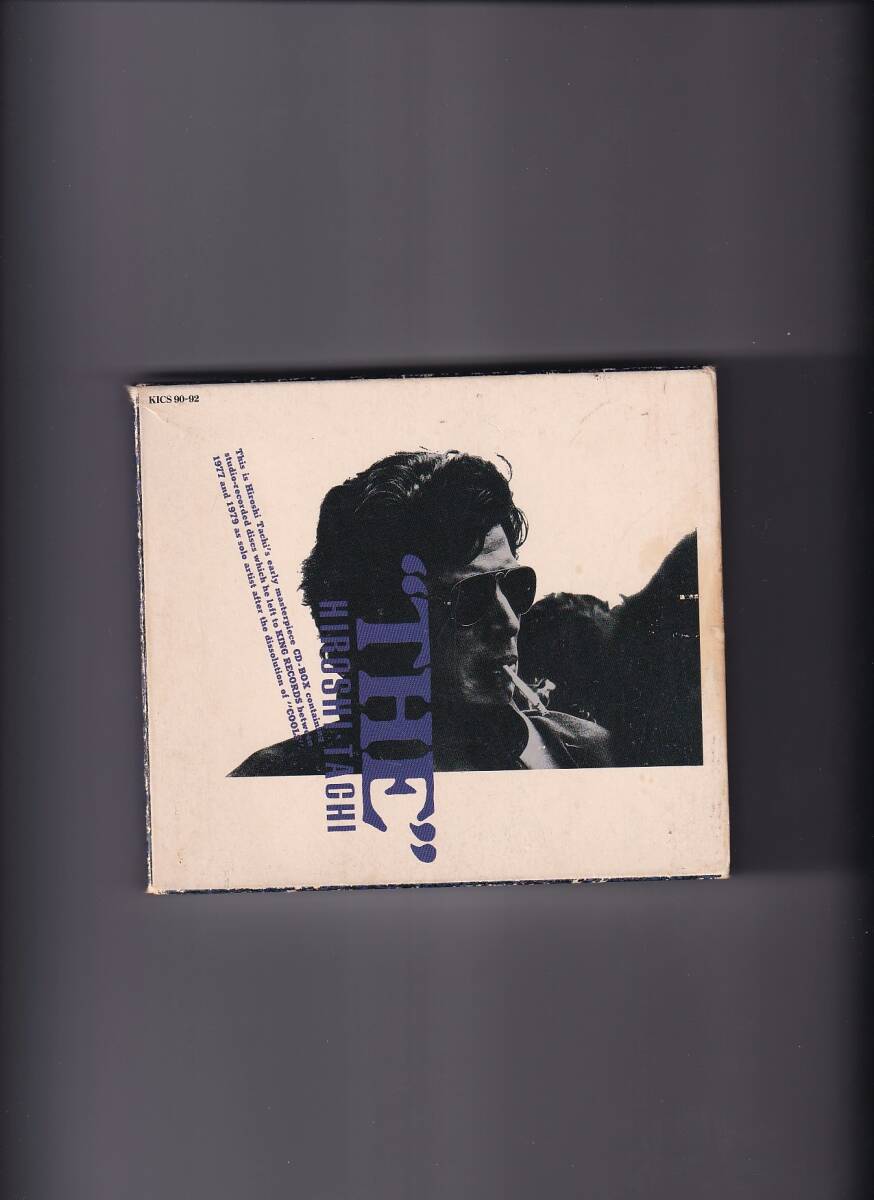 廃盤 3枚組CD 舘ひろし ベスト “THE” HIROSHI・TACHI クールス拍卖