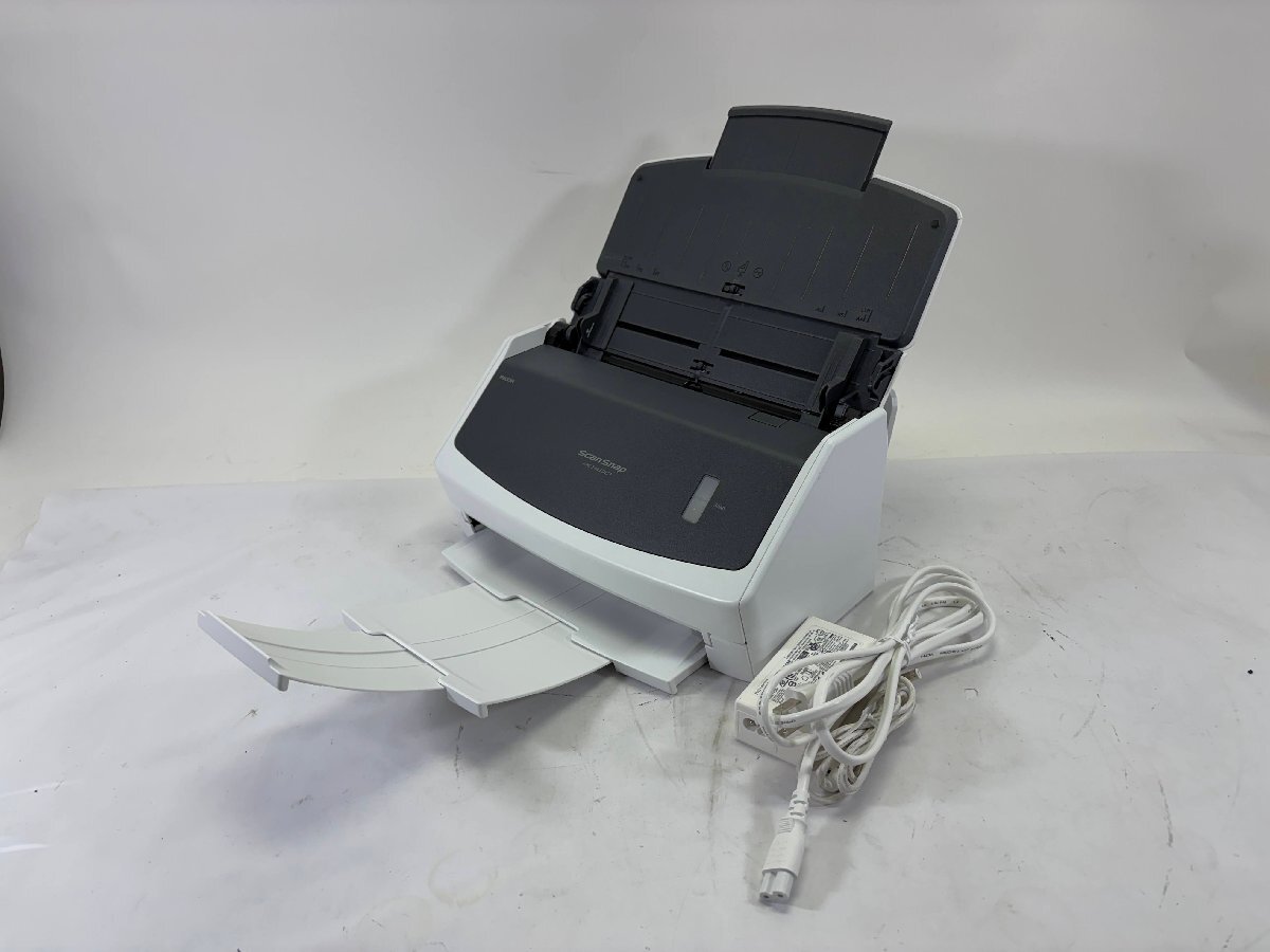 【 中古 】RICOH 両面対応シートスルースキャナ ScanSnap FI-IX1400ASE 2023年6月製 カウンター3枚 動作確認済 (19)拍卖