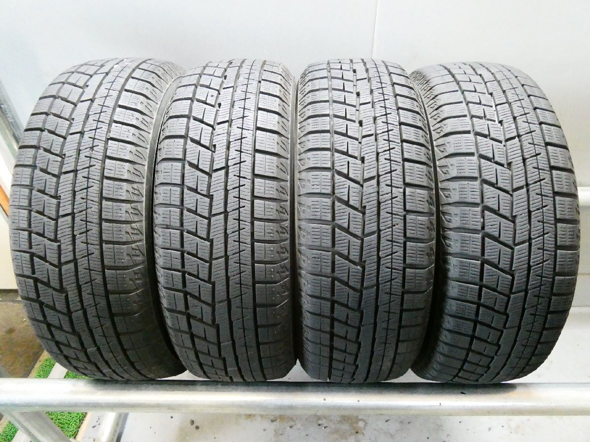 LV499■中古タイヤ スタッドレス 2023年 165/55R14 バリ山 冬4本価格!ヨコハマ IG60 法人宛/営業所止め送料無料 ミラジーノ パレット拍卖
