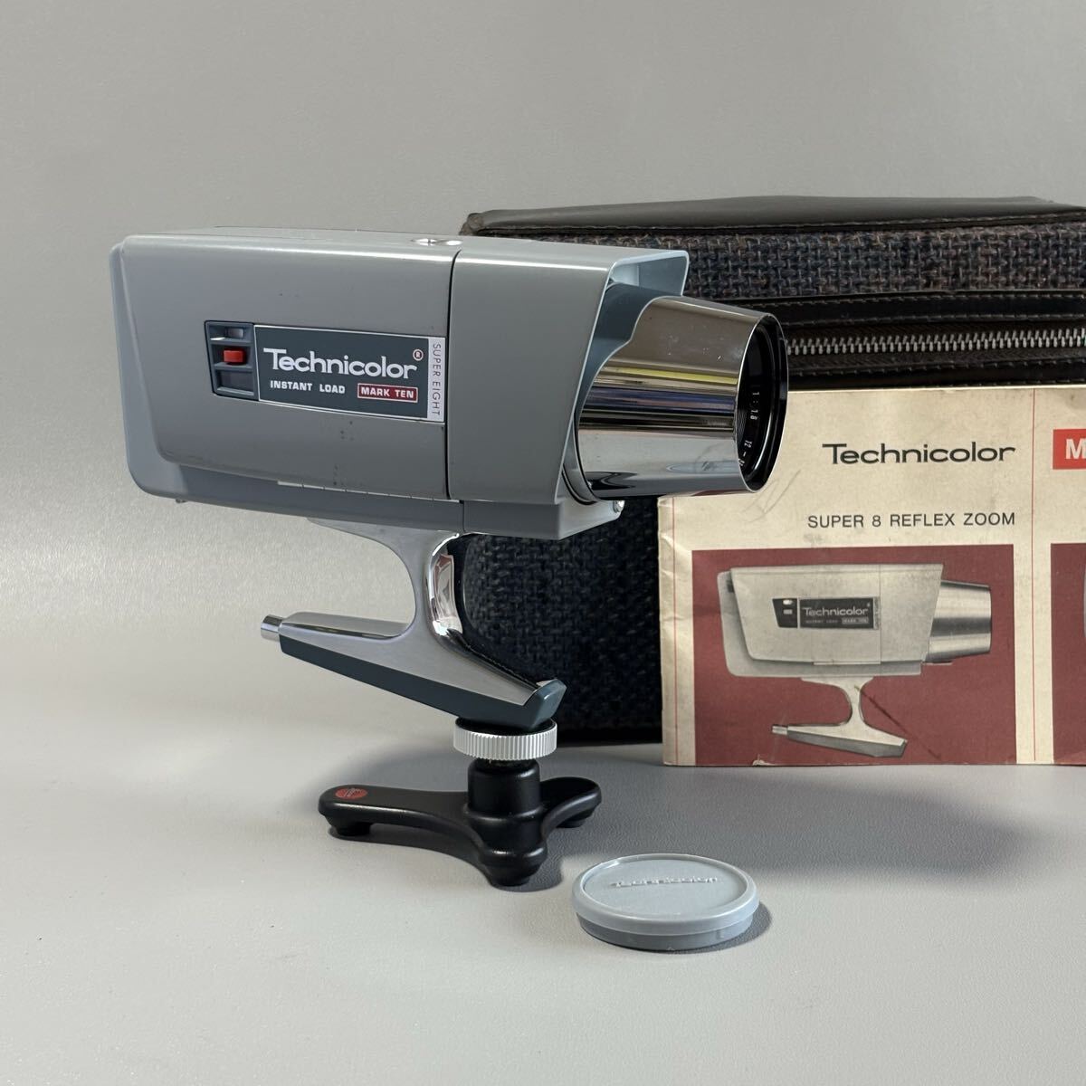 国内未発売 ミノルタ製 輸出専用8ミリカメラ Technicolor MARK TEN スーパー8 フィルムカメラ 動作品 60年代デザイン minolta拍卖