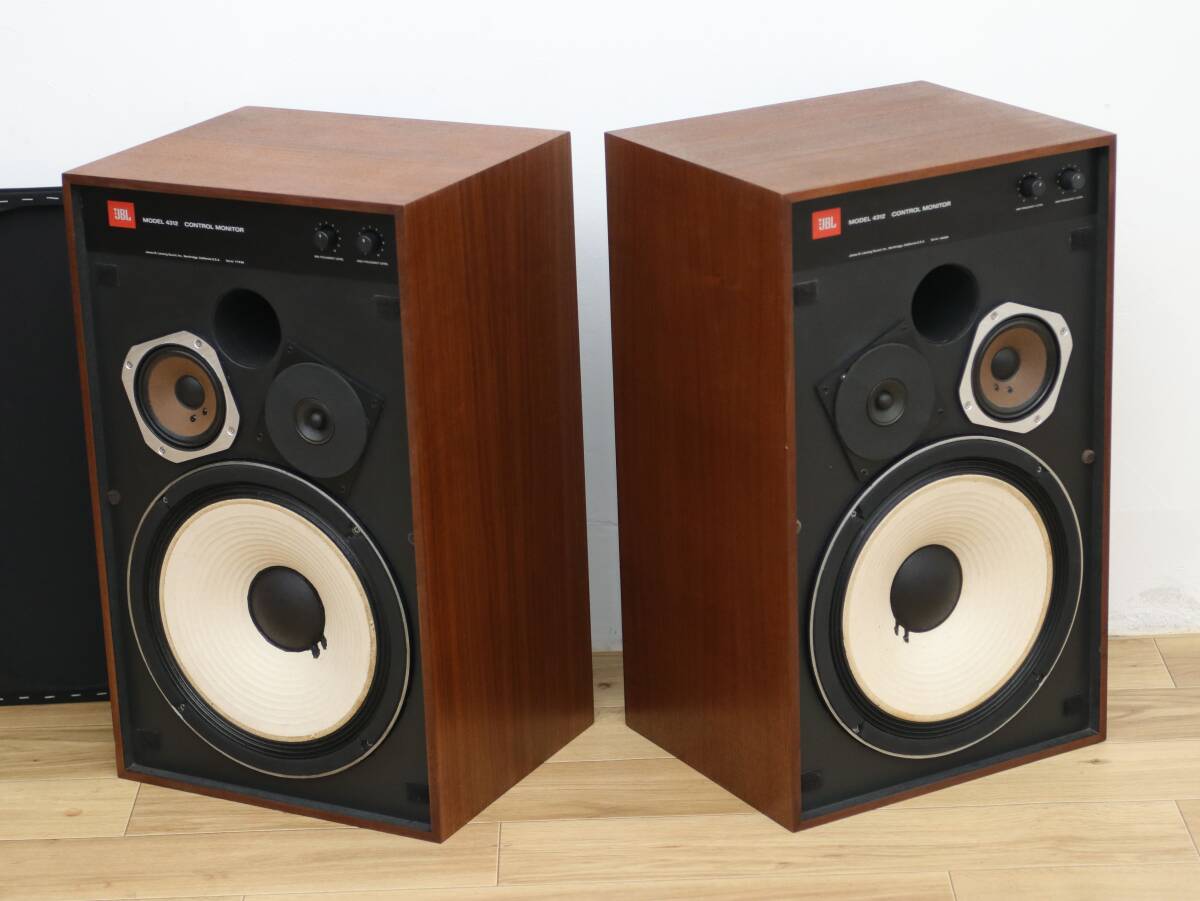 JBL 4312ペア★本気のフルレストア済★完全整備済品★オリジナル★メンテナンス済★保証★返品可【専門店】∀HH157拍卖