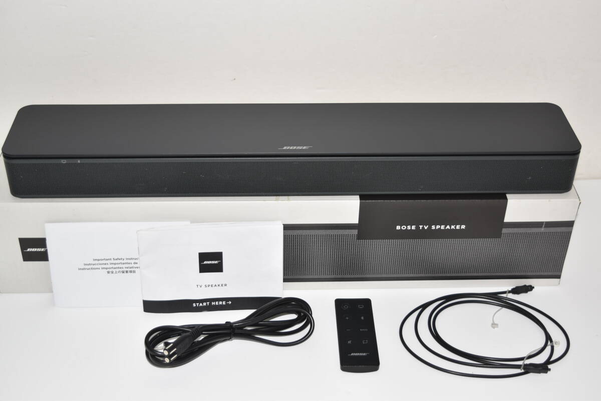 52Mdd 【中古品】 BOSE TV SPEAKER サウンドバー 431974 ボーズ TVスピーカー スピーカー スピーカー本体 BLK-100V拍卖