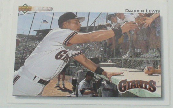 Upper Deck/GIANTS*DARREN LEWIS(565)OUTFIELD拍卖