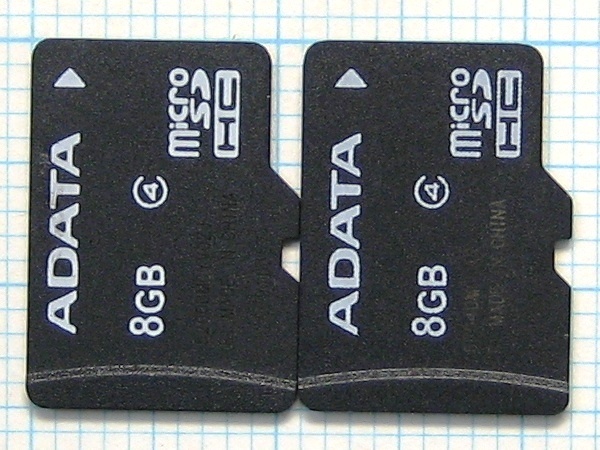 ★ADATA micro SDHC メモリーカード 8GB 2枚 中古★送料85円・185円拍卖