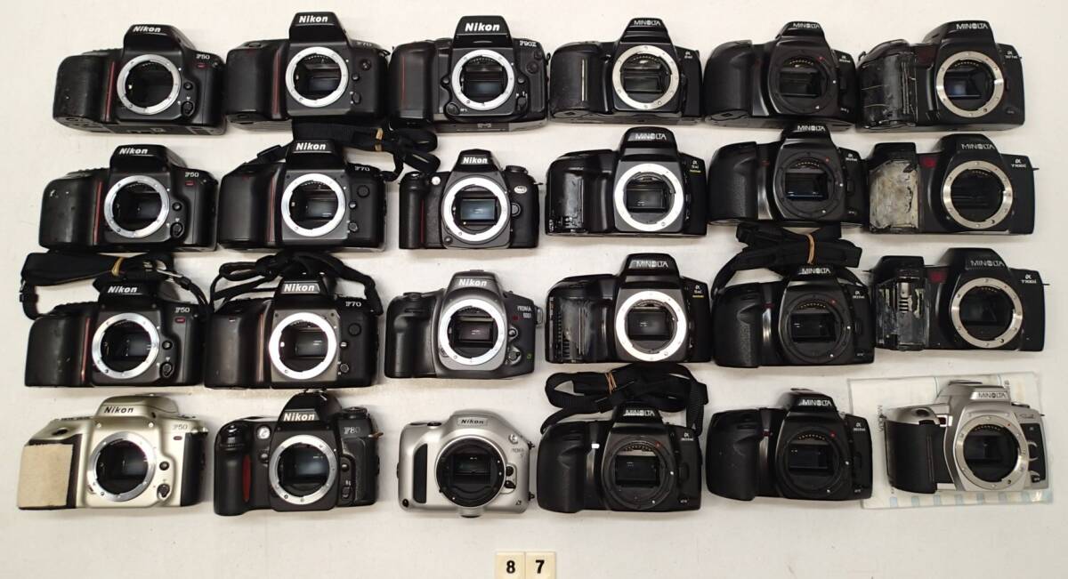 M87D Nikon Minolta AF 一眼レフカメラ 大量 まとめ F90X F80 F70 F50 U2 PRONEA600i PRONEAS α7700i 707si 5xi 3xi 中古 レトロ ジャンク拍卖
