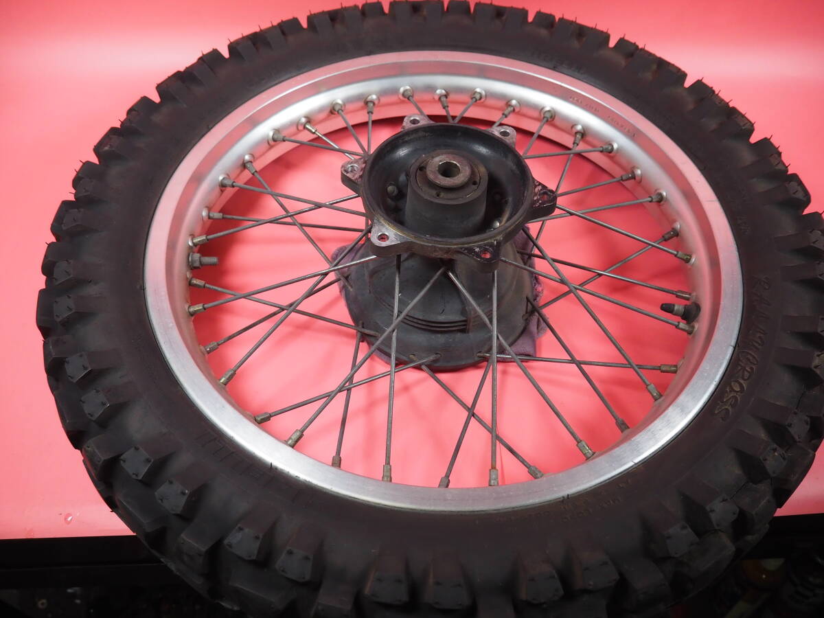 (1台分解) きれい !!ドラム測定済(OK) XR250R 純正 R ホイール ホイル タイヤ ME06 (検XLR) 180- 26Cg1拍卖