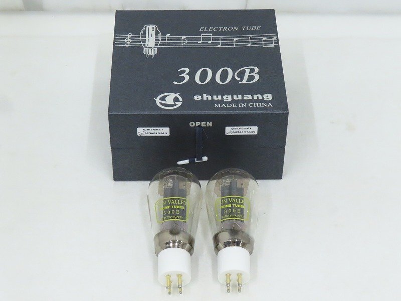■□SUNVALLEY Prime Tubes 300B 真空管 2本 PRIME TUBE サンバレー ケース付 曙光電子□■035462010m□■拍卖