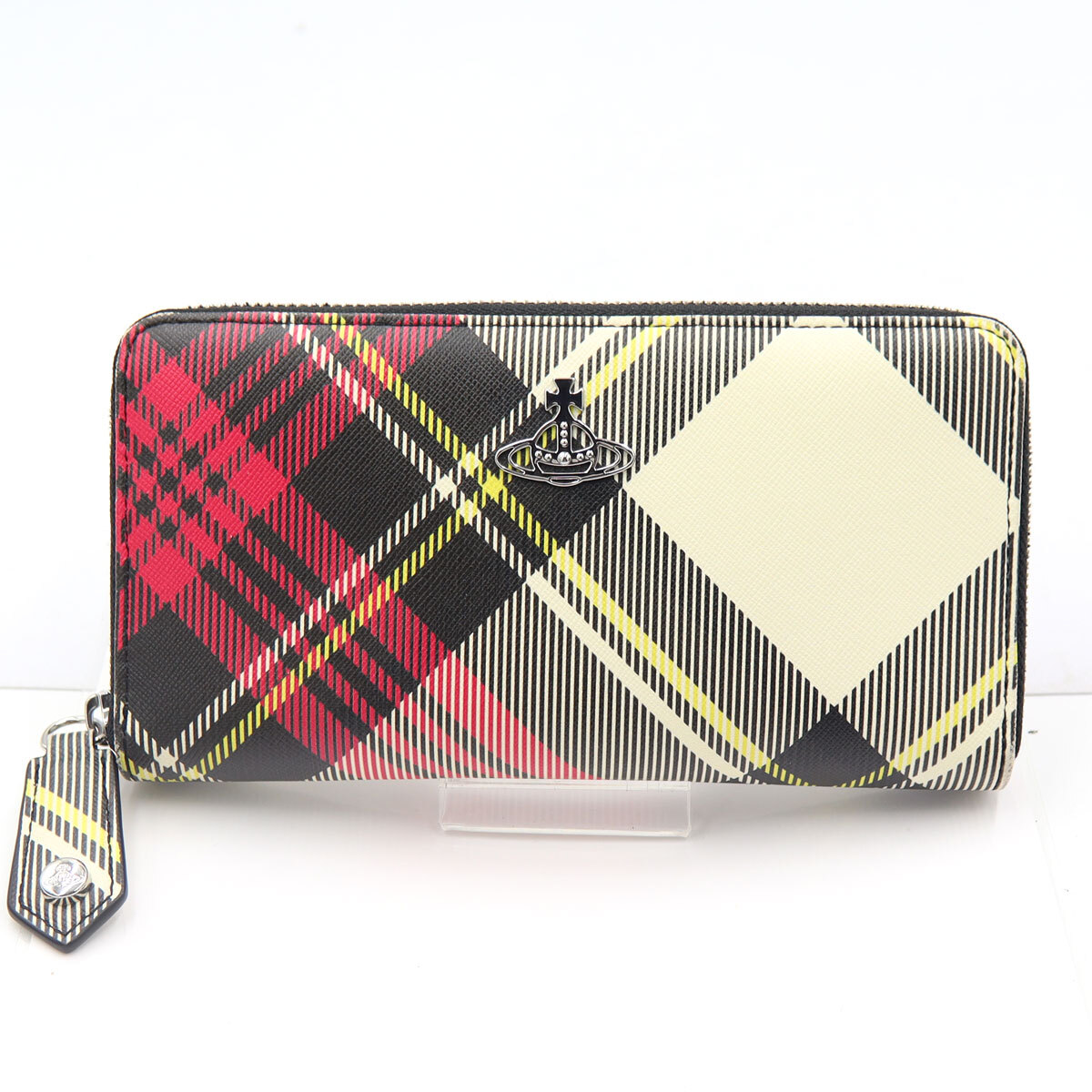 【中古】Vivienne Westwood(ヴィヴィアン・ウエストウッド)DERBY長財布 W19cm×H10cm×D2.5cm レディース拍卖