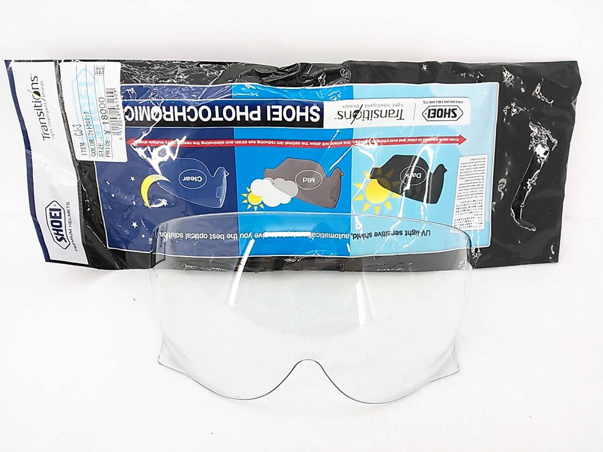 【送料無料】使用回数少 程度上 SHOEI純正品 CJ-3 CJ3 フォトクロミックシールド JO J・O ジェイ・オー EX-ZERO拍卖