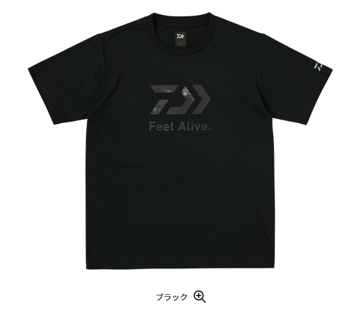 ダイワ☆DE-3926 ショートスリーブシェードシャツ Feel Alive. (ブラック)L拍卖