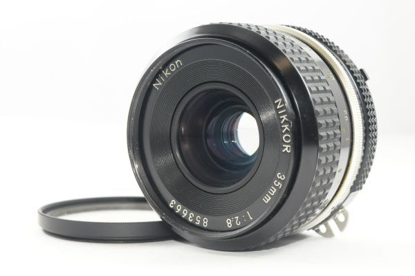 ★極上美品★Nikon ニコン Ai-S NIKKOR 35mm F2.8 清潔感溢れる綺麗な外観!クリアーな光学!0721拍卖