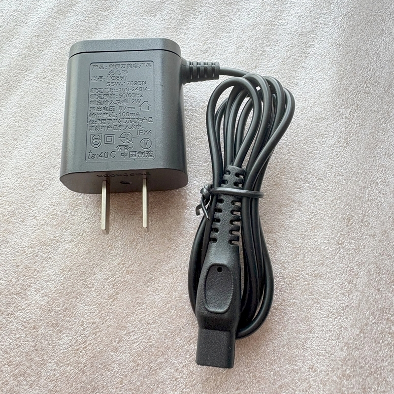 充電器 PHILIPS ACアダプター☆HQ850 フィリップス AC コンセント☆充電 コード ケーブル 電源☆社外品 純正 互換品 シェーバー用 髭剃り拍卖