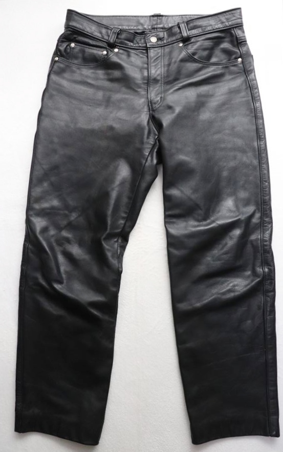 Schott ショット レザーパンツ ブラック 本革 ライダースパンツ サイズ36拍卖