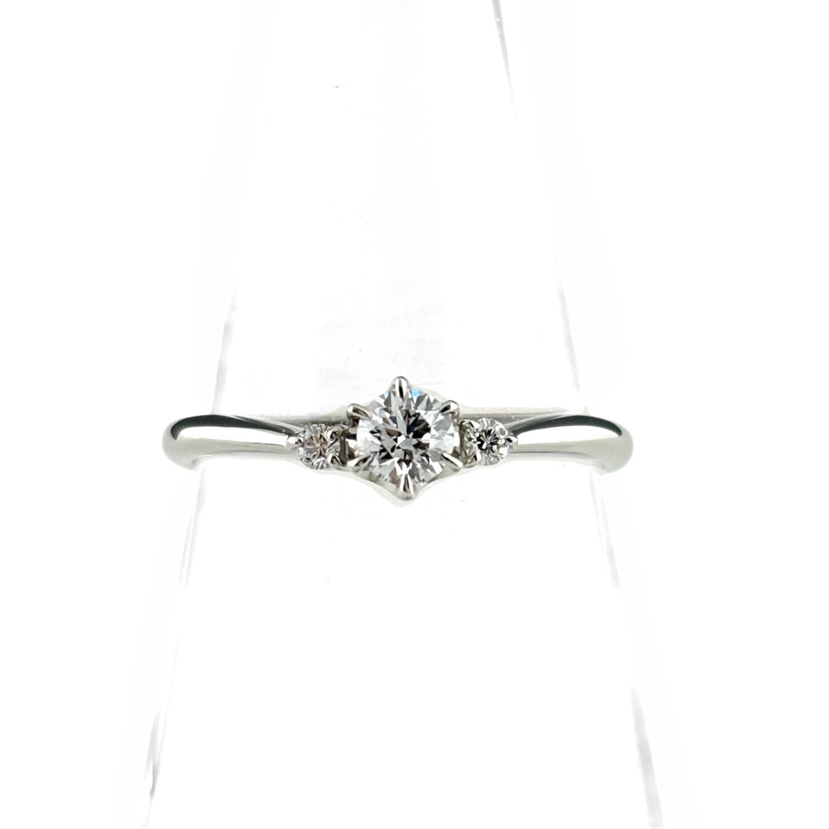 スタージュエリー STAR JEWELRY ダイヤモンド リング プラチナ 指輪メレダイヤ リング 14号 Pt950 ダイヤモンド レディース 【中古】拍卖