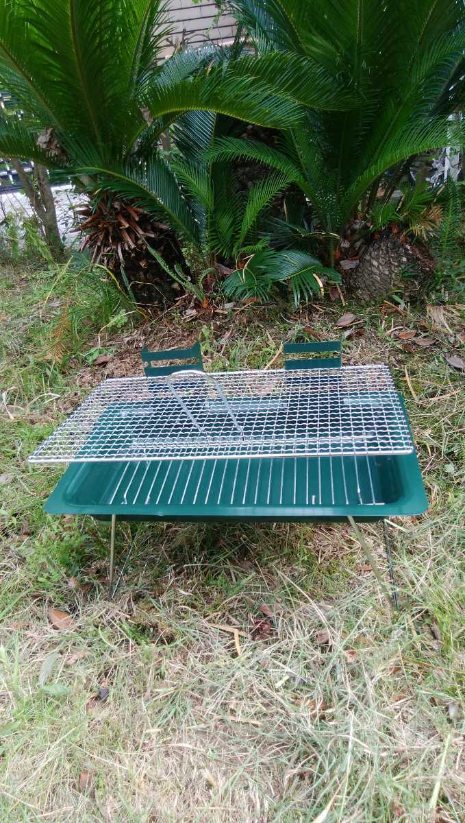 値下げ!未使用!今人気のアウトドア用品!バーべキューコンロ FIELDCHAMPフィールドチャンプ製 コンパクトコンロ ソロキャンプ! 拍卖