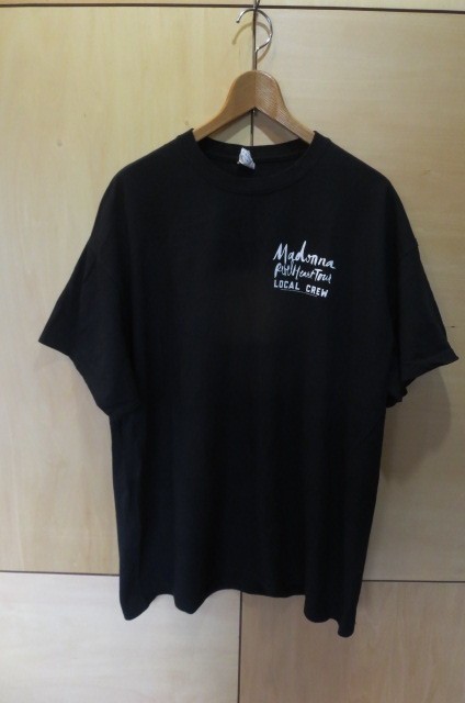 マドンナ rebel heart tour ツア-ローカルクルー Tシャツ XL拍卖