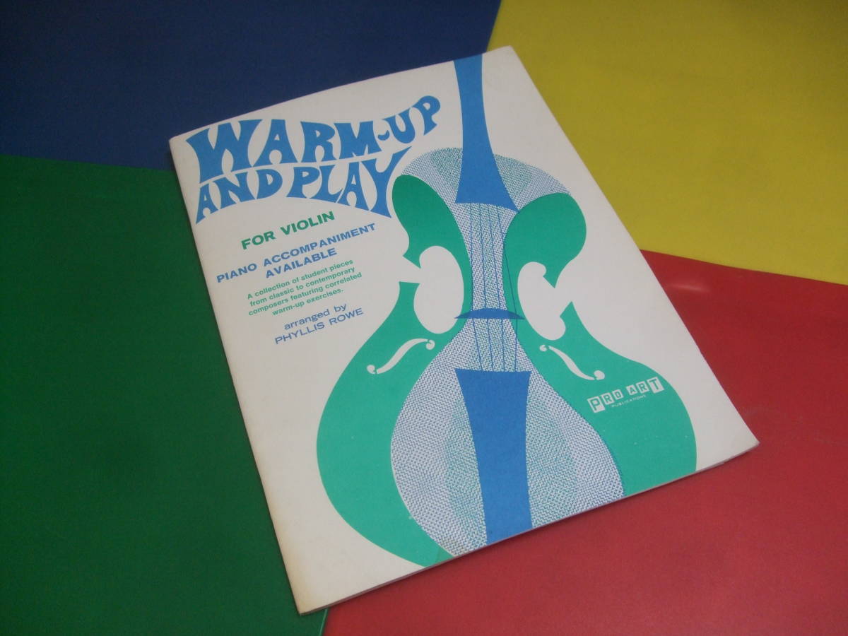 ヴァイオリン 輸入楽譜/WARM-UP AND PLAY FOR VIOLIN/バイオリン練習曲/ウォームアップとプレイ/バルトーク 他拍卖