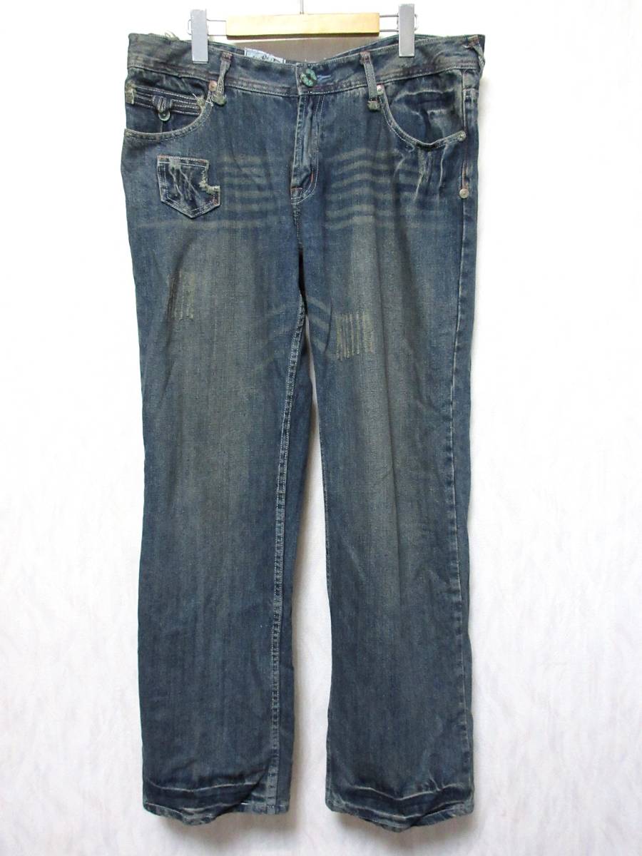 アバクロ アバクロンビー&フィッチ デニムパンツ ジーンズ ヴィンテージ加工 34 東9368拍卖
