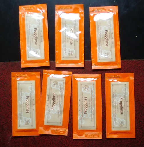 【送料込】口臭を防ぐ口内洗浄液 プロポリンスレギュラー 使い切り 6袋+1袋拍卖