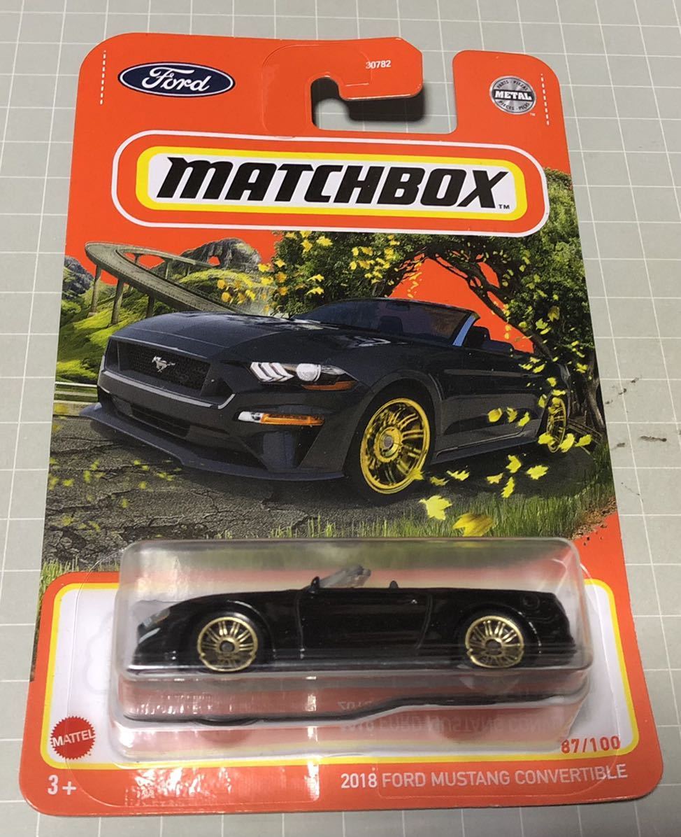 激レア・Hot Wheels フォード マスタング コンパーチブル 2018年 ブラック拍卖