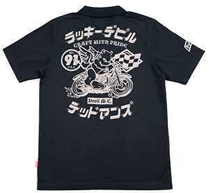 テッドマン/ポロシャツ/ネイビー/XXL/TMSP-700/エフ商会/カミナリモータース拍卖