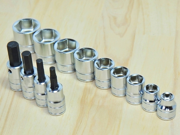 ★KTC 9.5sq ソケット+ヘキサゴンビットソケット セット★拍卖