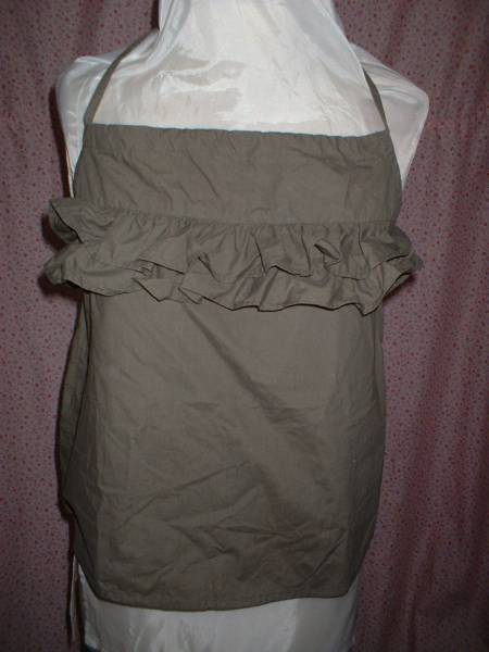 A 美品☆即買♪JAYROwhiteカーキ2段フリルキャミブラウスカワイイ拍卖