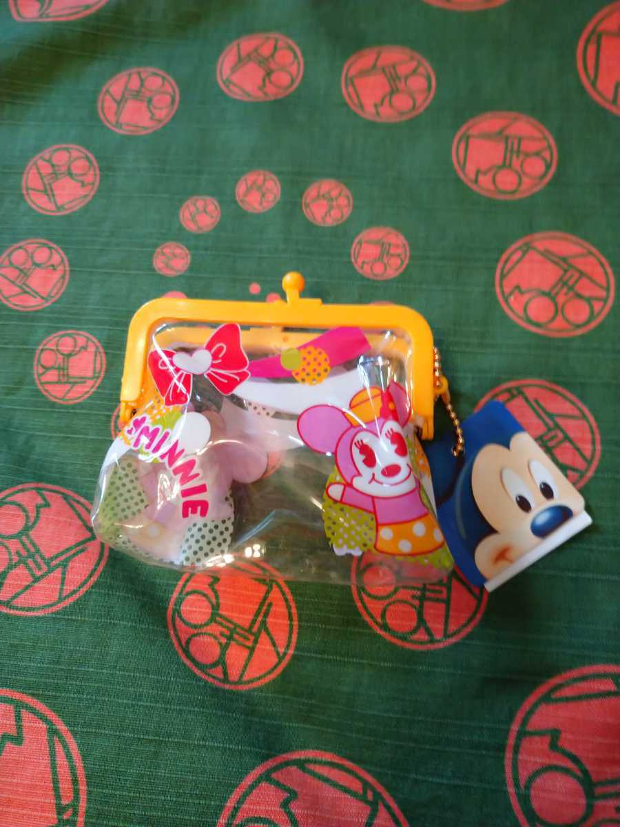 【希少品】☆Disney/ MINNIE/ビニール製小物入れ/財布/ 未使用品拍卖