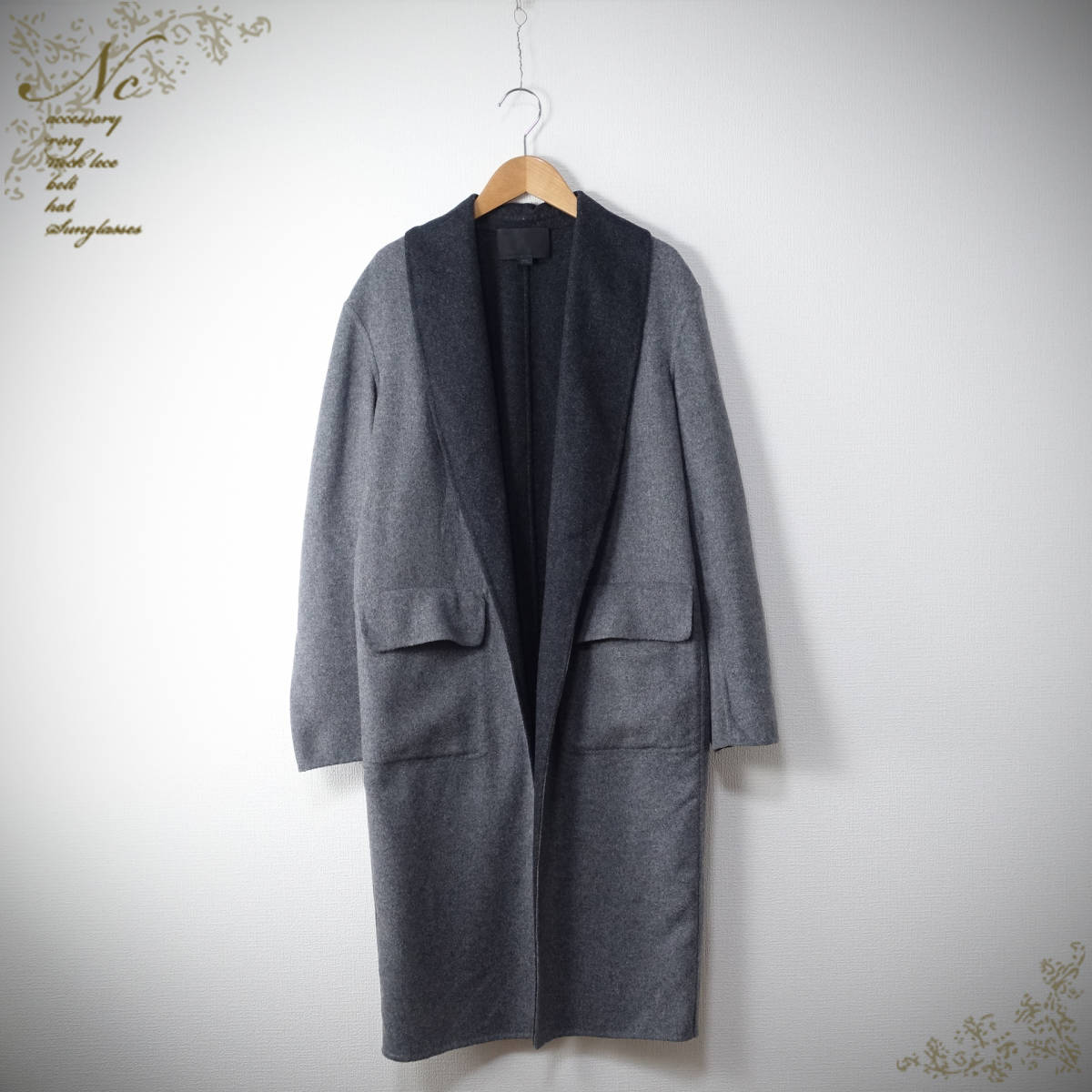 ALEXANBER WANG/アレキサンダーワング/XS/ウールコート/グレー拍卖