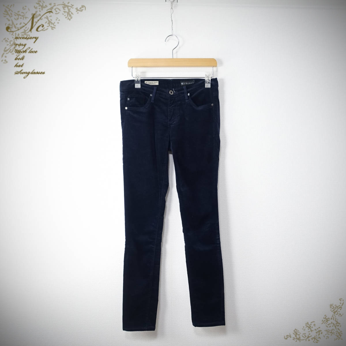 theory/セオリー/26/アメリカ製パンツ/ダークネイビー/スキニー拍卖