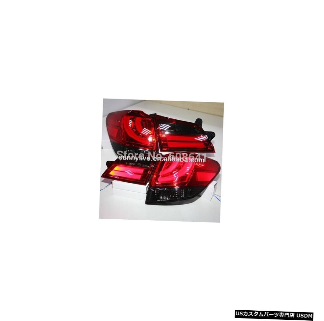 輸入カーパーツ スバルアウトバック用LEDリアライト赤・黒2010-12 Uタイプ For Subaru Outback LED拍卖