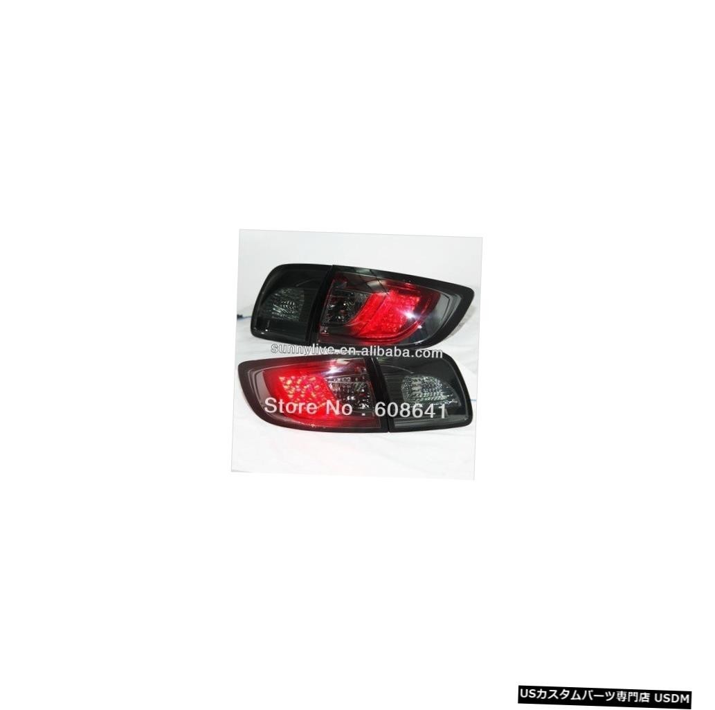 輸入カーパーツ マツダ3用3 LEDテールランプ2003-11年オールスモークブラックSNタイプ For MAZDA 3 Thr拍卖