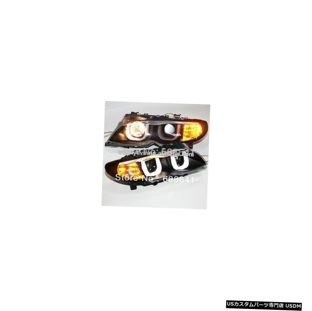 輸入カーパーツ BMW E46ヘッドランプ4ドアエンジェルアイズ2001-2004 E46 318 320323325330CI年拍卖