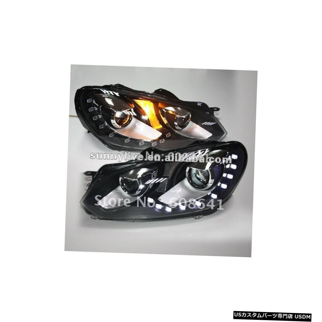 輸入カーパーツ VW Golf 6 LEDヘッドライト用Bi Xenonプロジェクターレンズ2010-2012 V1タイプ Fo拍卖