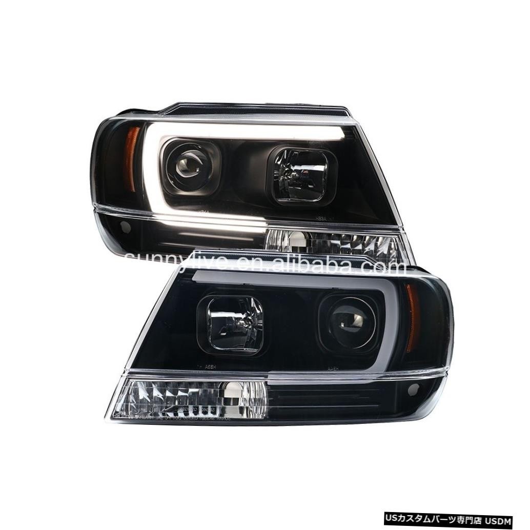 輸入カーパーツ クライスラーグランドチェロキー1999-2004 SNV 2のLEDヘッドライト LED Head Light拍卖
