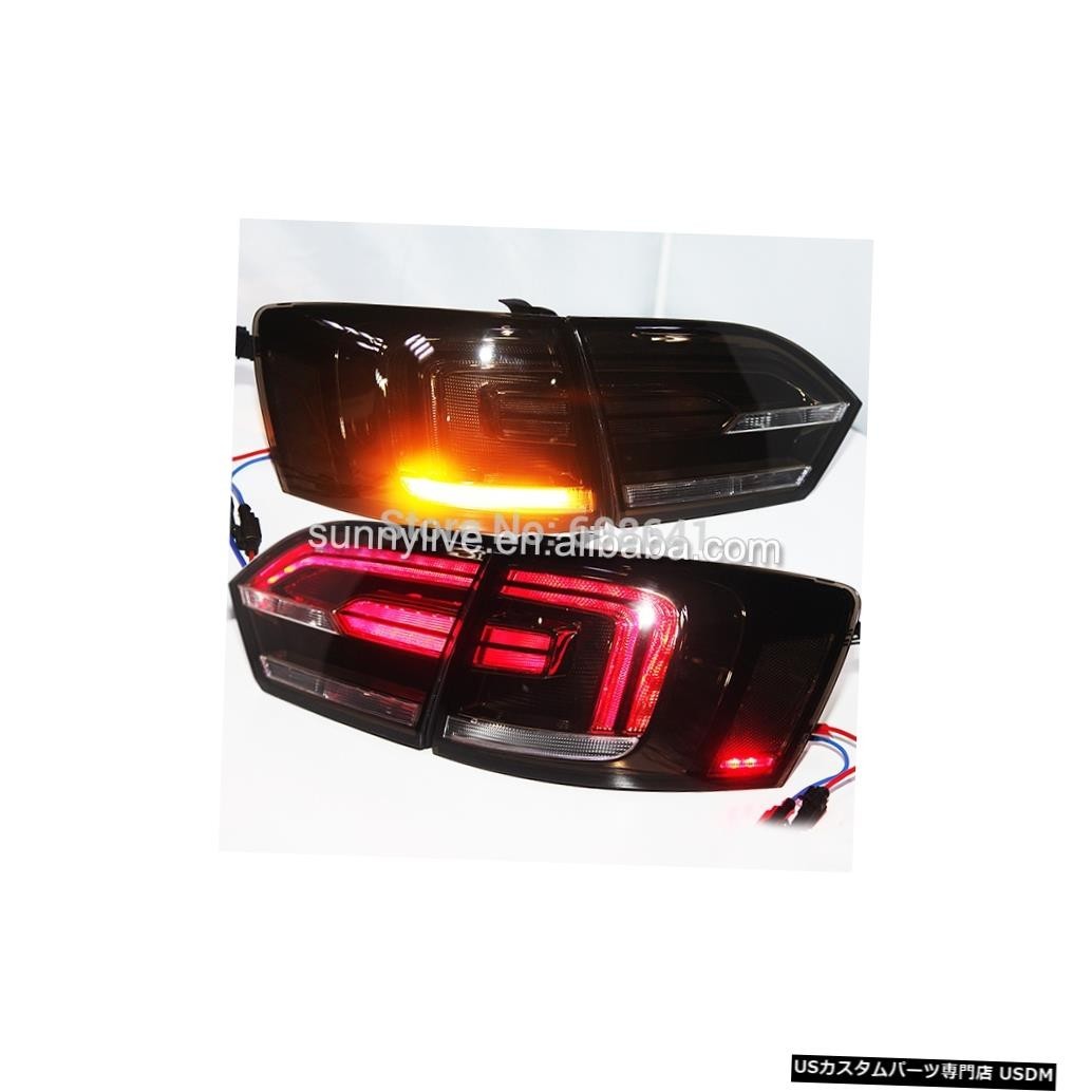 輸入カーパーツ VWニュージェッタ用テールランプ2012スモークブラックTC For VW New Jetta led tail拍卖