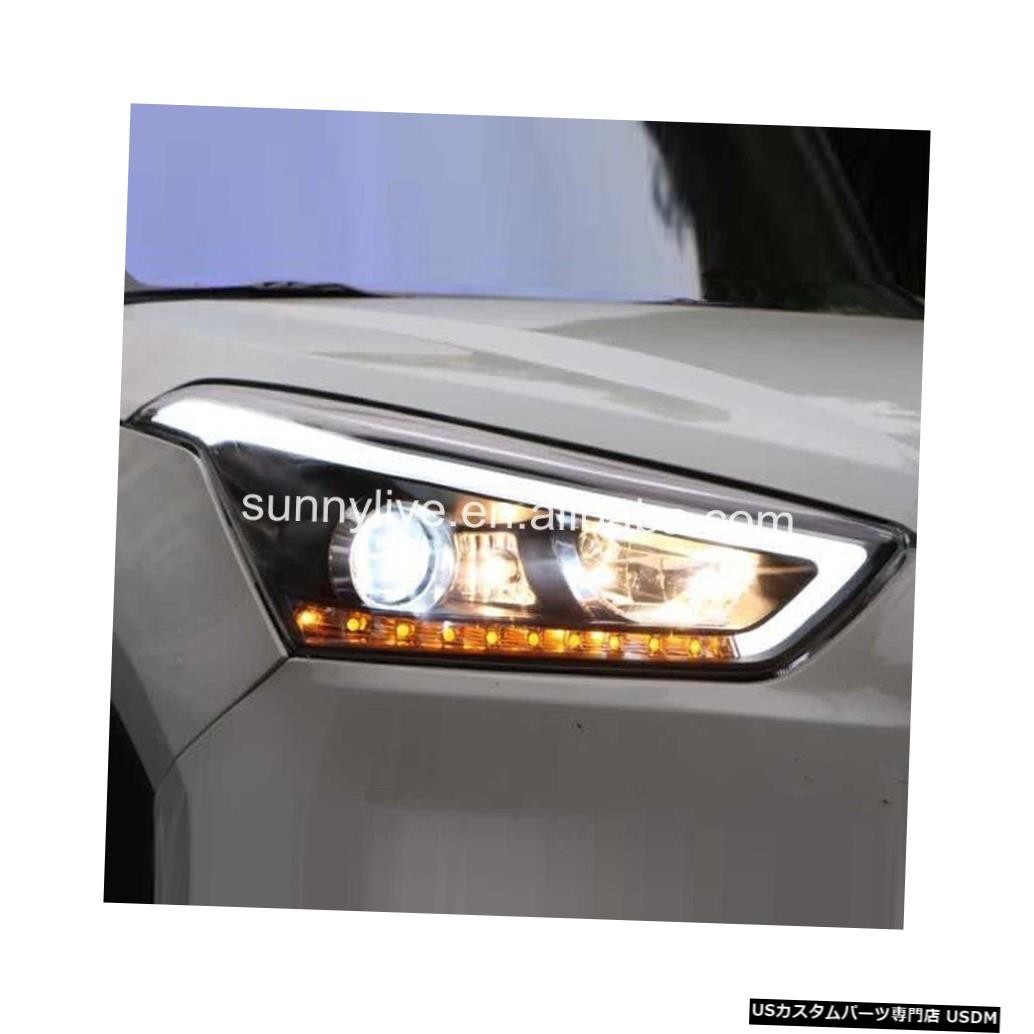 輸入カーパーツ ヒュンダイix25 LEDストリップヘッドライト(D2H 5000KキットLF付き)の2014?2015年 20拍卖
