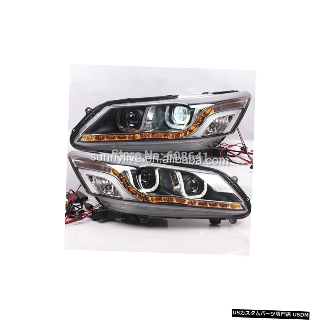 輸入カーパーツ アコードUスタイルのLEDヘッドライト2013-2015年TLZ for Accord U style LED拍卖