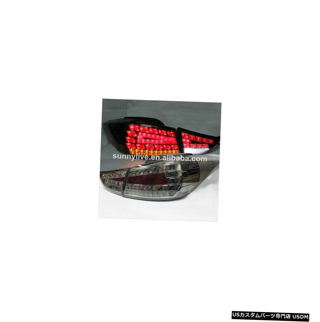 輸入カーパーツ ヒュンダイエラントラアバンテMD 11交換用LEDテールランプライトアセンブリ201-13年ブラック LED T拍卖