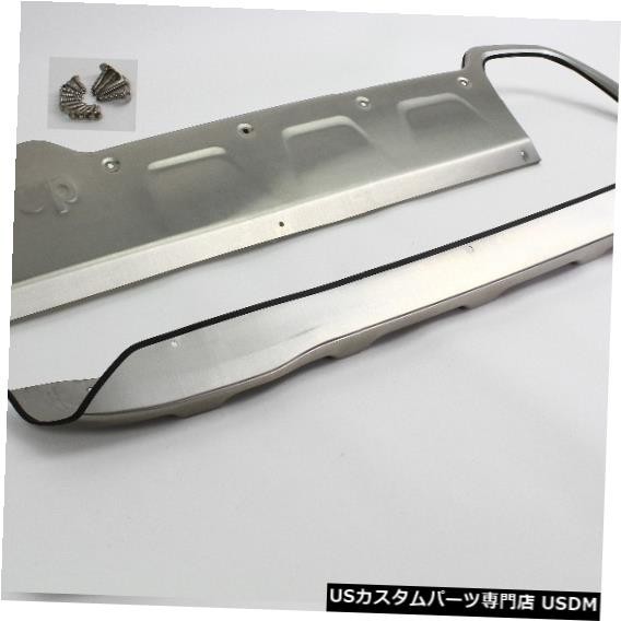 輸入カーパーツ ジープレネゲード2015 2016 2017 2018 2019デュアルエキゾーストバンパーボードスキッドプレート拍卖