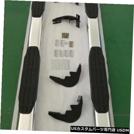 輸入カーパーツ ダッジRAMクルーキャブ4ドア2019 2020ランニングボードサイドステップネルフバーペダル Stainless steel ne拍卖