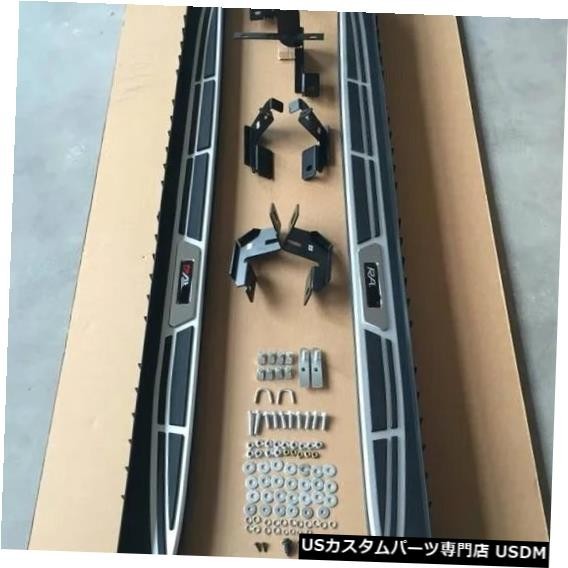 輸入カーパーツ アルミフィットトヨタRAV4 2016 2017 2018 18ランニングボードサイドステップナーフバーペダル良質 Aluminiu拍卖