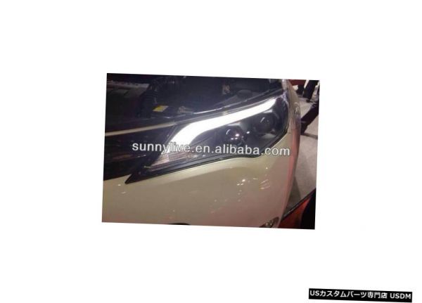 輸入カーパーツ 2014 RAV4用LEDヘッドランプPWドライバー側のみ For 2014 RAV4 LED head lam拍卖