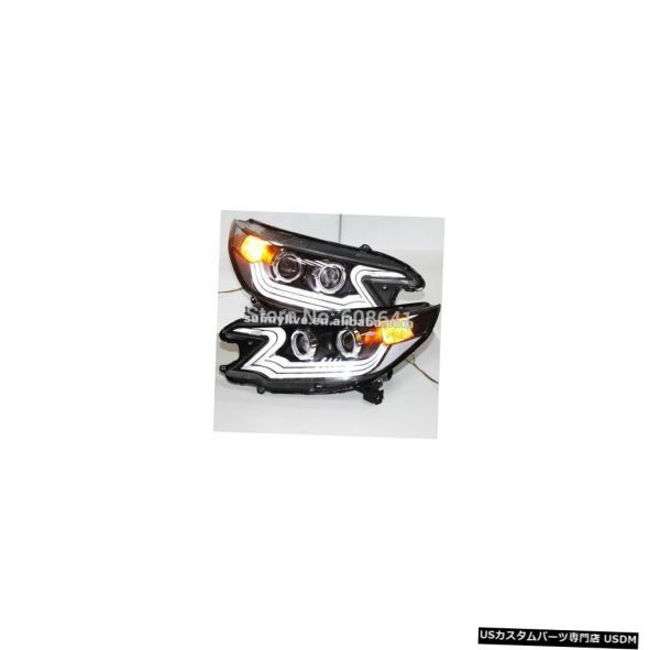 輸入カーパーツ CRV LEDヘッドライトエンジェルアイズプロジェクターレンズ2012年LD V1 For CRV LED He拍卖