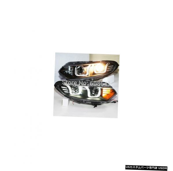 輸入カーパーツ FORD EcoSport LED UスタイルエンジェルアイズヘッドランプLDの2013?2014年 2013-拍卖