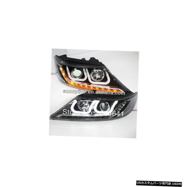 輸入カーパーツ 2009-20123起亜用ソレントLED Uスタイルエンジェルアイズヘッドランプ 2009-20123 year拍卖