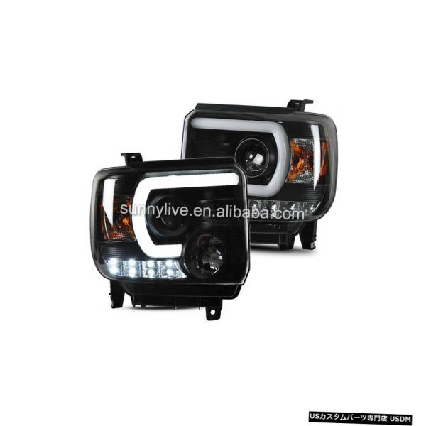 輸入カーパーツ GMC Sierra 2014-UP LED HEAD LAMP SNの場合 For GMC Sierra 20拍卖