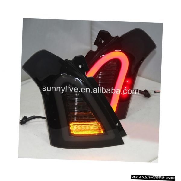 輸入カーパーツ スズキスイフトLEDテールランプスモーク2006-2010 For SUZUKI Swift LED Tail拍卖