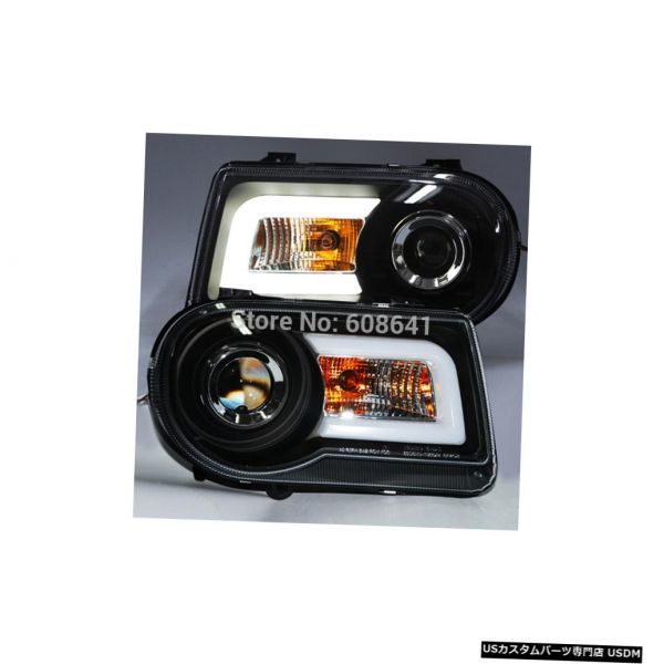 輸入カーパーツ クライスラー300C LEDヘッドライトエンジェルアイズ2005-2010年SN For Chrysler 30拍卖