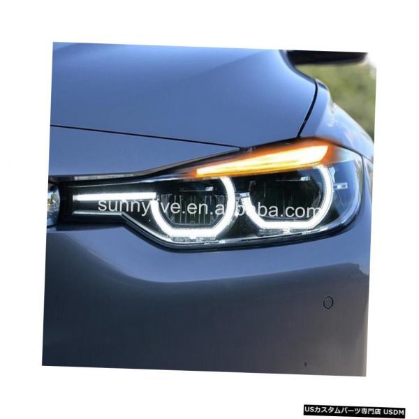 輸入カーパーツ BMW F30 F35 318 320 325 328 330335 LED Angel Eyesヘッドライトアセ拍卖